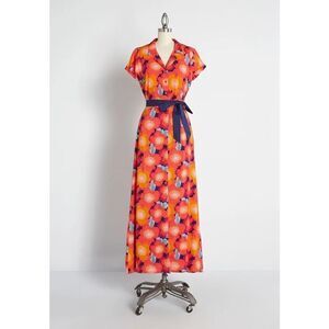 FEVER London Heritage Karina Maxi Dress Size US 4